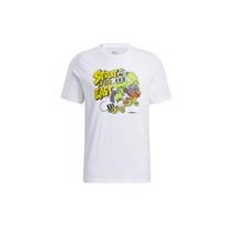 Adidas Neo Cartoon Print Sports Straight T-Shirt Men Tops White GS2588 L