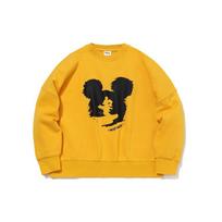 Li-Ning Disney x  Kungfu Mickey Sports Casual Pullover Hoodie Women Hoodie Mustard-Yellow AWDQB88-2 XL
