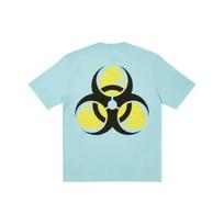 Palace Bio Hazard Tri-Ferg Graphic Short Sleeve T-Shirt Unisex Tops Light-Blue P20TS149 M black