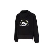 Puma Camping Full-Zip Hoodie With Geometric Logo Pattern Women tops Black 537429-01 L black