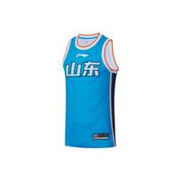 Li Ning Logotipas Spausdintas Krepšinio Marškinėliai Vyrams marškinėliai Mėlyni AAYS415-1 XL blue