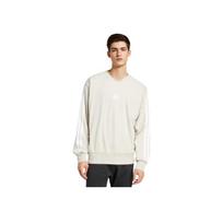 adidas Essentials 3-Stripes French Terry Sweatshirt Wonder Alumina/White Men Streetwear JE6377 L white