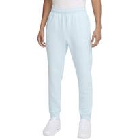 Nike Sportswear Club Fleece Joggers Solid Color Logo Embroidery Mid Waist Drawstring Cuffed Knit Sports Pants Men bottoms Blue BV2671-474 XXL white