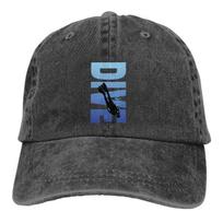 Deep Blue Sea Baseball Cap Men Cowboy Hats Women Visor Protection Snapback Dive Scuba Diving Caps Adjustable šviesiai geltonos spalvos