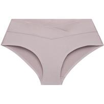 Calvin Klein Solid Color Seamless Mid-Rise Triangle Underwear Women underwear Hidden-Red Gray QF6357ADFSS M gray
