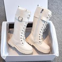 Children's Boots, Cotton Boots, High Waisted Straps, Side Zippers, And Plush Warm Boots 29