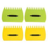 2 Pairs Leaf Scoops Hand Rakes Large Plastic Leaves Grabber Claws Yard Scoops for Picking Up Leaves Grass Lawn Clippings Twigs Debris