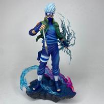 24cm 9.4 inch Anime Hatake Kakashi Action Figures Pvc Statue Desktop Ornamen Set Statue Model Ornament Room Desk Toys