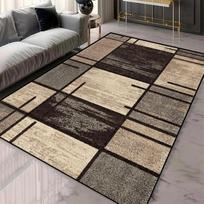 Large Geometric Pattern Area Rugs for Living Room Machine Washable Non-slip Backing Carpets European Inspired Tatami Mats 40x60cm