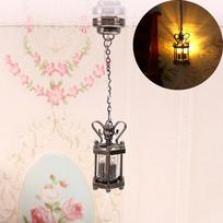 Dollhouse 1:12 Miniature Lamp Glass Shade Ceiling Lamp Chandelier LED Light Wall Lamp Lighting Dolls Home Furniture Decor Toy