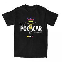 Cotton Clothing Summer Tour-De France Short Sleeves O-Neck Tshirt Large Size Men's Tadej Pogacar Cycling Pogi Team T-Shirts New S įvairiaspalvis