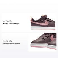 Nike Court Borough Low 2 PS Violet Ore Kids Sneakers Purple Melon-Tint Pink-Glaze BQ5451-200 31