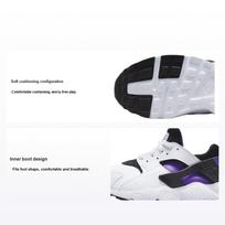 Nike Huarache Run PS Purple Punch Kids Sneakers White Black 704949-117 28 black