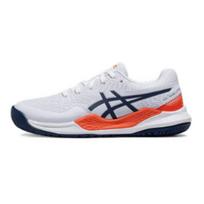 Asics Gel Resolution 9 GS White Blue Expanse Kids Sneakers 1044A067-103 39.5 white