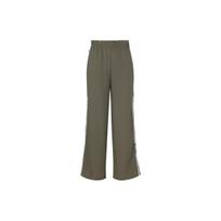 Adidas Logo Print Casual Loose Sweatpants Women Bottoms Rock-Olive-Green IC5359 L