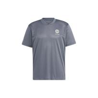 Adidas Neo Bb Mesh Tee With Letter Pattern Men Tops Grey HM2045 XS