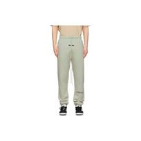 Fear of God Essentials Fleece-Lined Loose-Fit Drawstring Sweatpants With Print Unisex Bottoms Green FOG-FW21-116 L