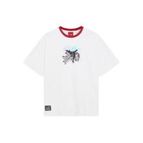 Levis X Gundam SS24 Anime Mobile Suit Print Colorblock Round Neck Short Sleeve T-Shirt Men Tops White A7412-0000 XS