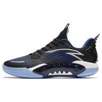 Anta Kuangchao 5 Team Comfortable Shock-Absorbing Wear-Resistant Low-Top Basketball Shoes Men Sneaker Black Blue 112411606-3 46