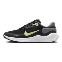 Nike Revolution 7 GS Black Barely Volt Kids Sneakers Smoke-Grey White FB7689-006 37.5