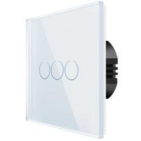Spring Jutiklinis jungiklis WT-301 WIFI 3gang(N&L) 1000W/G, 86mm x 86mm x 35mm, 110V – 240V AC, 5A, 1000W, -20 iki 70 C