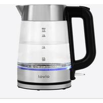 Lovio Kettle LVGEK001, 1.18kg, sidabrinė, pilka, plokštelės šildytuvas, automatinis išjungimas, vandens lygio indikatorius