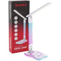 Hawk Stalo lempa HW-LAMP04, 10 W, 5.8 W, 3 LED lemputės, 5 V/2.1 A USB išvestis, belaidis įkrovimas, tamsinimas