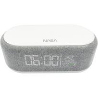 Nasa Bluetooth garsiakalbis/ žadintuvas SPC400, 2x5W RMS, belaidis įkrovimas 15W, USB-C, ličio baterija