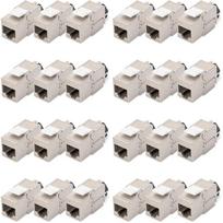Digitus CAT 6A Keystone modulis, DN-93617-24, 10Gbit/s, 500 MHz, 1 prievadas, Ekranuotas, Pakartotinai naudojamas