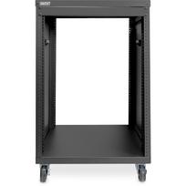 Digitus AVS Rack DN-48001, 19", 46cm, 50.7cm, 78cm, 16U, juodas, plienas, montavimo rinkinys