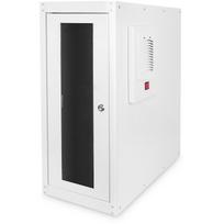 Digitus Kompiuterio korpusas su integruotu filtrų ventiliatoriumi ir lyginimo kojelėmis, DN-CC 9002, IP54, RAL 7035, Stiklo durys