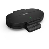 Princess Vaflių Kepimo Aparatas 132384, 1200 W, 10 vaflių, Širdies forma, Juodas, Reguliuojamas termostatas, Nelipnus paviršius