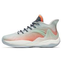 Anta Fabric Synthetic Leather TPU Shock Absorbing Non-Slip Wear-Resistant Supportive Mid-Top Basketball Shoes Men Basketball Shoes 112241601-5 45 white