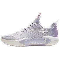 Anta Crazy Tide 5 Team Cushioning Breathable Low-Top Basketball Shoes Men sneaker Gray Purple 112411606-4 44.5