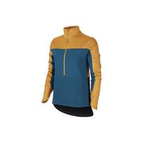 Nike Color Block Half Zip Hoodie Women hoodies Yellow BV4788-727 S