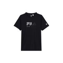 FILA Printed Logo American Vintage Fitness Crew Neck Short Sleeve T-Shirt Men Tops Deep-Black A11M321104BBK M gray