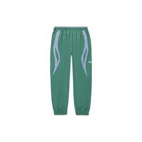 Li Ning Vital Series Color Block Tapered Knit Sports Pants Men Pants Deep-Palace-Green Disc-Wing-Blue AYKT867-2 L