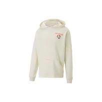 Puma Childhood Dreams Basketball Hoodie Letter Print Pullover Long Sleeve Sweatshirt Men hoodies Beige 536831-01 M