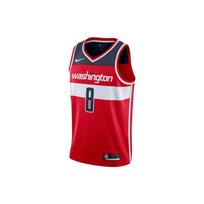 Nike X NBA Rui Hachimura Washington Wizards marškinėliai SW Fan Edition Numerio Raidžių Spaudas Sportinis Krepšinio Liemenė Unisex marškinėliai Raudona CD0060-665 M red