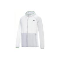 LiNing Running Series Color Block Zip Hooded Long Sleeve Jacket Men Jacket White AFDT183-4 XXL white