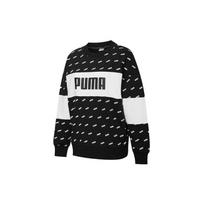 Puma Crew Neck Long Sleeve American Sweatshirt Women sweatshirt Black 598241-01 L white