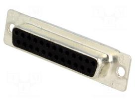 D-Sub | PIN: 25 | plug | female | for cable | soldering | Series: HD 20