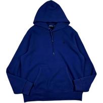Polo Ralph Lauren FW24 Embroidered Pony Logo Fleece Hooded Long Sleeve Sweatshirt Men sweatshirt Blue MNPOKNI16821117-400 M