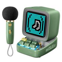 Divoom DitooMic Portable Karaoke Bluetooth Speaker & Mic Set CN plug (adapter included) žalia