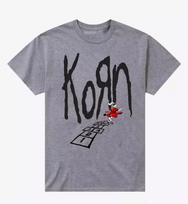 Official KORN Follow The Leader Grey T-Shirt LARGE NEW WITH TAGS L