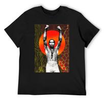 Fela Kuti T-shirt berniukams balti pagrindinis t-shirt vyriški marškinėliai grafinis marškinėlis S juoda
