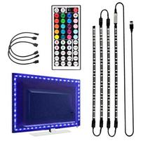 Žaidimų zona | PC | Konsolės | Priedai // Žaislai ir žaidimai vaikams // ZD4D PODŚWIETLENIE TV LED RGB 4x50CM