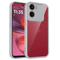 For Motorola Moto G05 Case Moto E15 Phone Case Moto E15 Moto G05 Cover Air Cushion Silicone Bumper Clear Matte Back Cover Hard Motorola Moto G05 gray