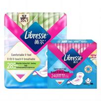 Libresse Comfort V-Feel Ultra-Thin Day Use Sanitary Napkins Combo Pack blue