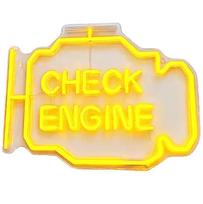 Žaidimų zona | PC | Konsolės | Priedai // Žaislai ir žaidimai vaikams // ZD135 CHECK ENGINE NEON LED 30x22